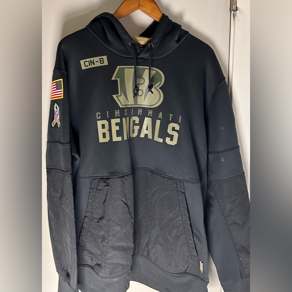 Cincinnati Bengals salute to service hoodie